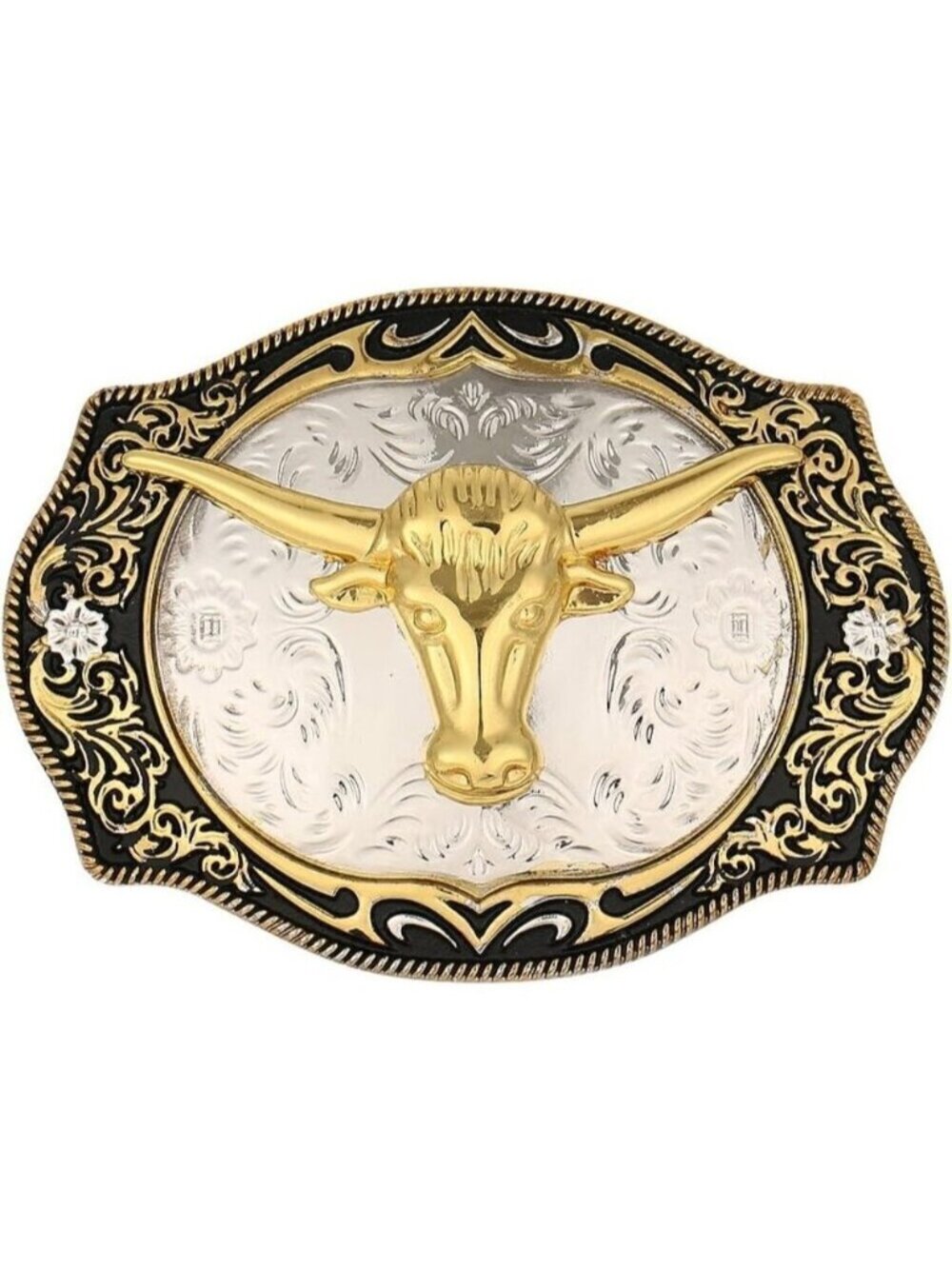 ❤️ Long Horn Bull Belt Buckle Golden Rodeo Texas Cowboy Large Western buckles